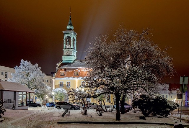 Nocny Kluczbork w obiektywie Foto-Luka.