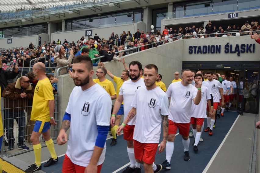 Dziennikarze i Politycy zagrali na Stadionie Śląskim.