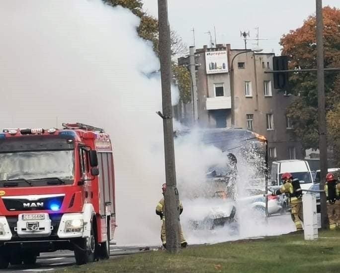 Ogień ugasiły dwie jednostki strażaków