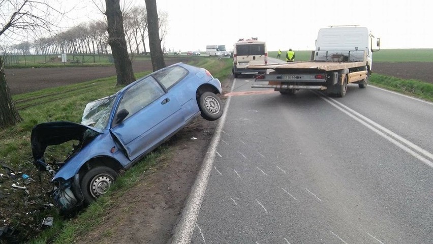 Wypadek na trasie Wrocław - Strzelin