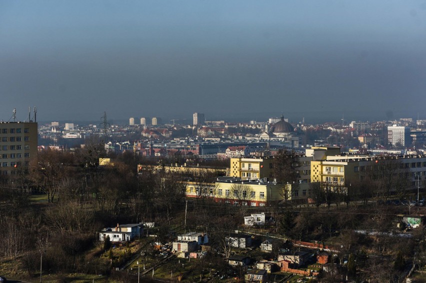 Byliśmy na 10 piętrze wieżowca na Wyżynach. Z tej wysokości...