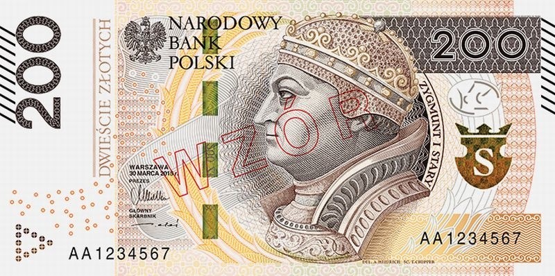 Nowy banknot 200 zł wkrótce w obiegu