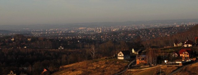 Smog nad Krakowem 5 lutego.