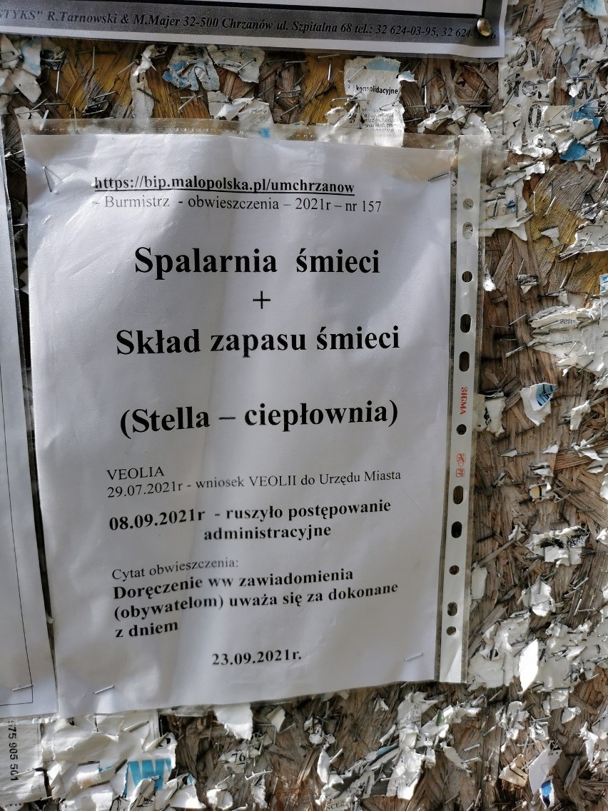 Chrzanów. Ciepłownia Veolia chce wybudować spalarnię odpadów między osiedlami Stella i Młodości. Mieszkańcy boją się i protestują [ZDJĘCIA]