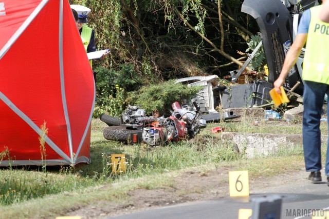 Wypadek w Naroku. Nie żyje motocyklista.