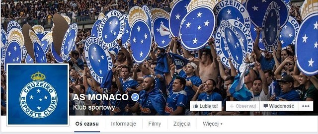 Facebook Monaco opanowany przez hakerów