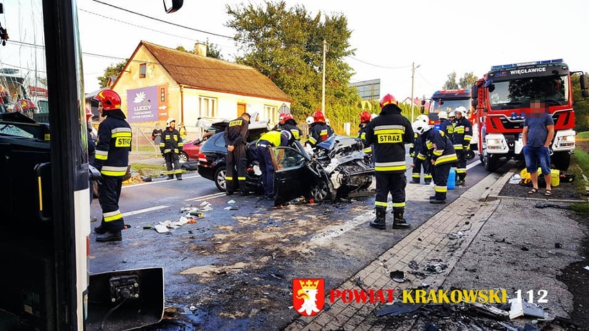 Wypadek w Michałowicach...
