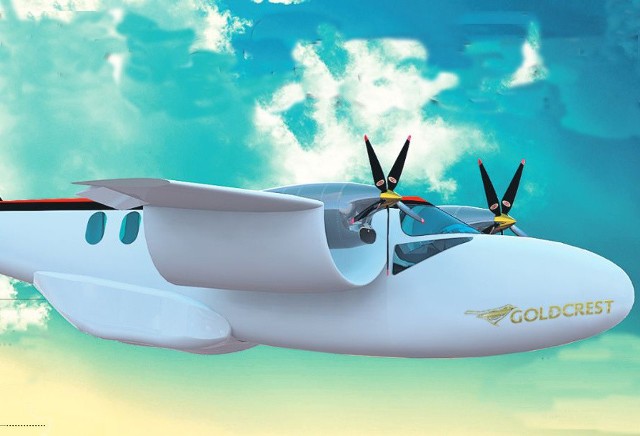 Samolot należy do klasy small business commercial. Miejsce w nim będą mogli zająć czterej pasażerowie oraz dwaj piloci. Na wizualizacji model zaprojektowany przez Natalię Kubiak w programie SolidWorks.