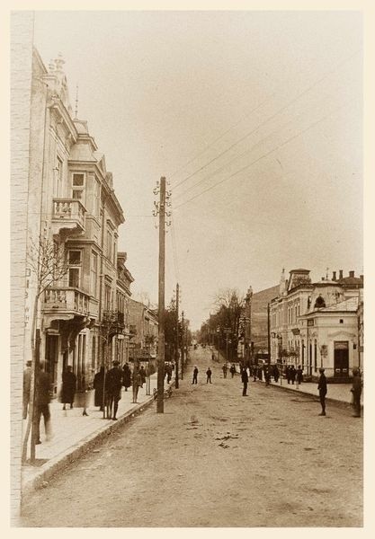 Jaslo przed wojną - Jaslo zniszczone
Ulica Kościuszki