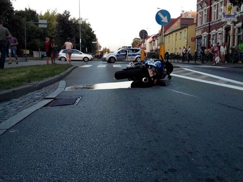 Śmiertelny wypadek w Lęborku. Nie żyje motocyklista.