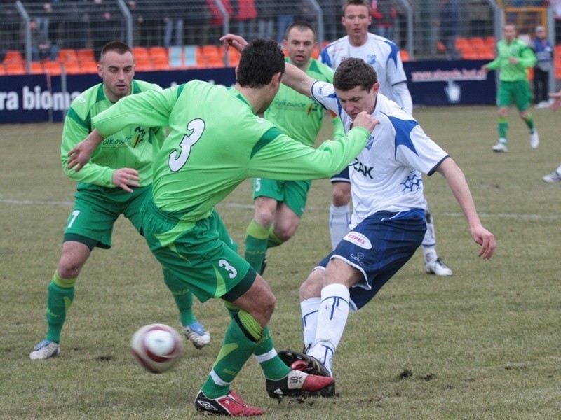 MKS Kluczbork pokonal na wlasnym boisku Górnik Polkowice 2:0