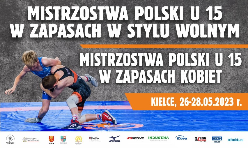 W Hali Legionów w Kielcach odbędą się Mistrzostwa Polski U-15 w zapasach kobiet oraz w stylu wolnym. Organizatorem jest Guliwer Kielce