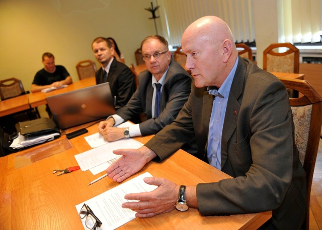 Waldemar Bartelik podczas środowej konferencji