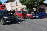 Wypadek na skrzyżowaniu w Pleszewie. Jedna osoba trafiła do szpitala