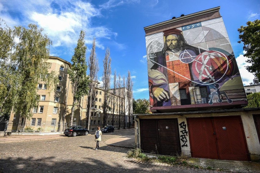 Nowy mural przedstawiający słynnego astronoma Jana...