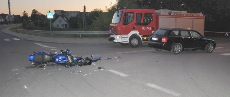 Motocyklista nie żyje. 21-latka nie ustąpiła pierwszeństwa (zdjęcia)