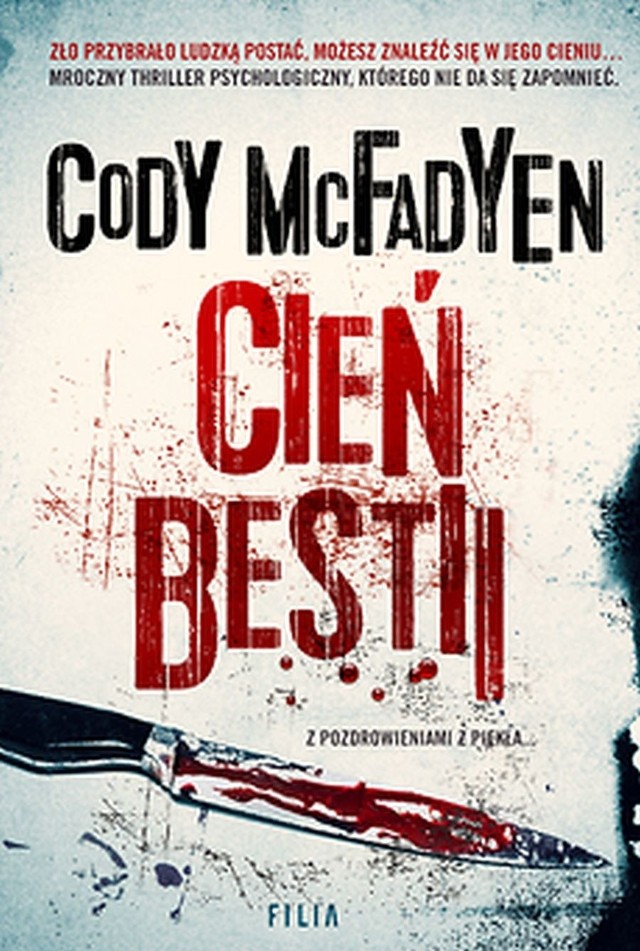 Cody McFadyen jest autorem międzynarodowych bestsellerów o agentce FBI, Smoky Barrett, specjalistce od seryjnych morderców. Mieszka w Kaliforni z żoną i córką.