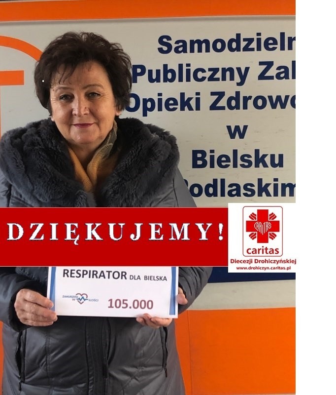 Dyrektor szpitala Bożena Grotowicz dziękuje organizatorom...