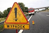 Wypadek na autostradzie A4 za bramkami w Mysłowicach