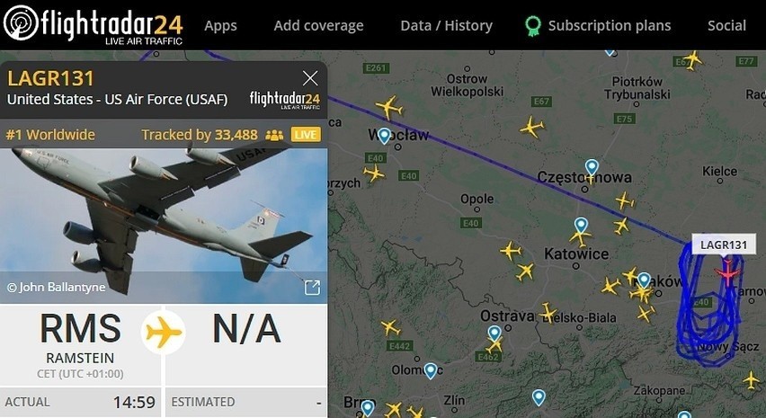 Wojna Rosji z Ukrainą. Wojskowe samoloty latają nad Opolszczyzną. Jakie maszyny pojawiają się na naszym niebie i co tu tutaj robią?