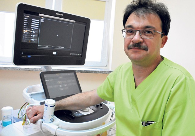 Echokardiograf to podstawowe urządzenie do diagnostyki chorych kardiologicznie. Nowy aparat pozwoli nam bardzo dokładnie obejrzeć serce - mówi kardiolog Marek Płoszczyca