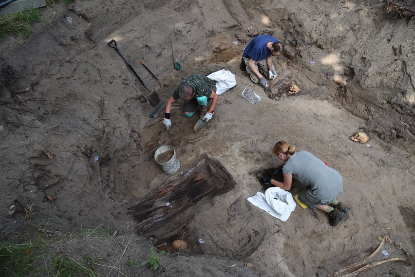 Prace archeologiczne w Nowym Porcie. Odnaleziono szkielety w...