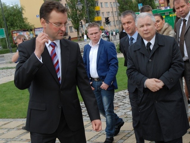 Arkadiusz Czartoryski i Jarosław Kaczyński