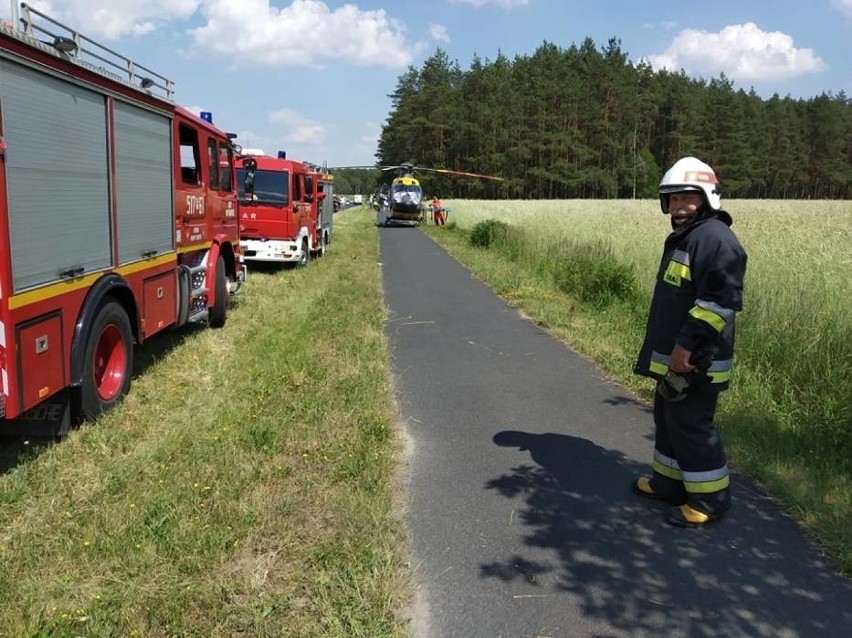 Do bardzo poważnego w skutkach wypadku drogowego doszło w...