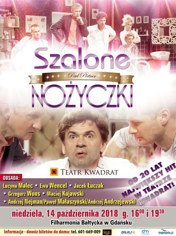"Szalone nożyczki" w Polskiej Filharmonii Bałtyckiej [konkurs rozwiązany!]