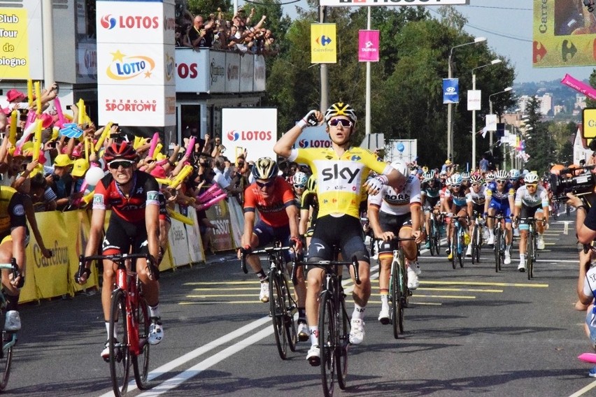 Michał Kwiatkowski wygrał etap Tour de Pologne w Bielsku-Białej. Polak umocnił się na pozycji lidera