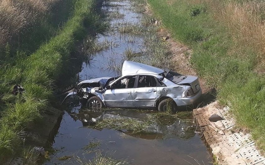 18 czerwca doszło do  wypadku na drodze gminnej prowadzącej...