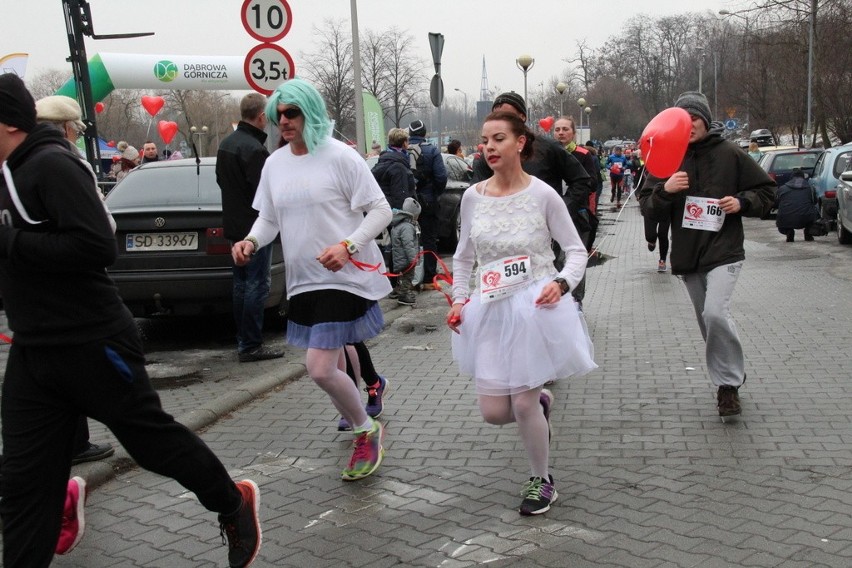 Bieg Walentynkowy 2017 w Dąbrowie Górniczej