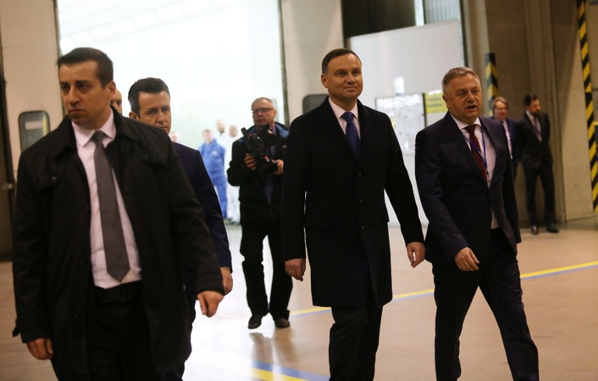 Prezydent RP Andrzej Duda w czwartek, 9 marca, odwiedził...