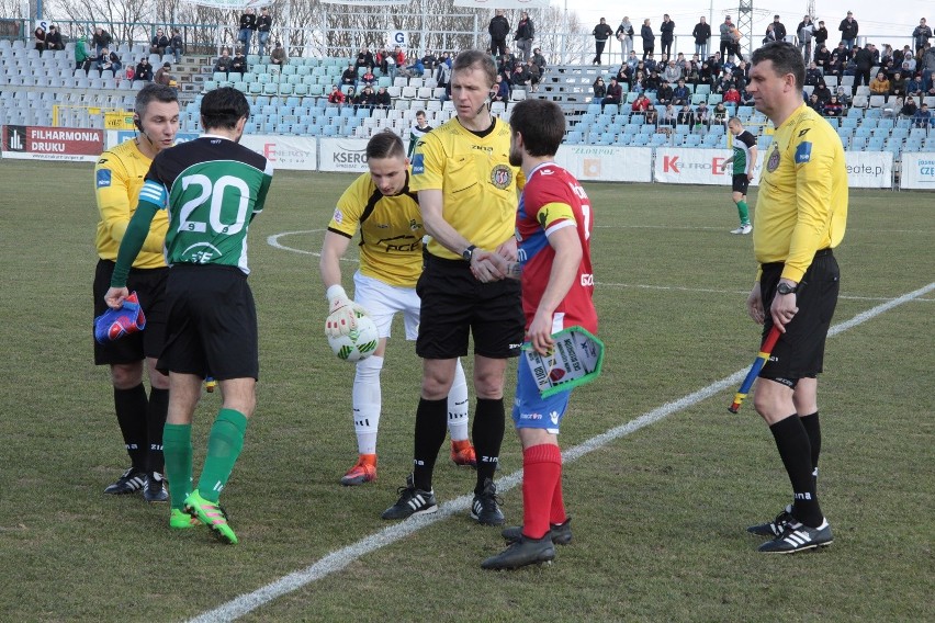 Raków Częstochowa - GKS Bełchatów 0:1 Zawód na inaugurację rundy wiosennej drugiej ligi [ZDJĘCIA]