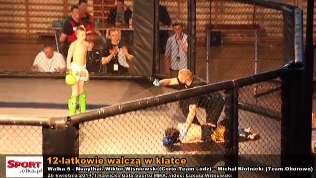 MMA w Rawiczu: Brutalne walki 12-latków w klatce