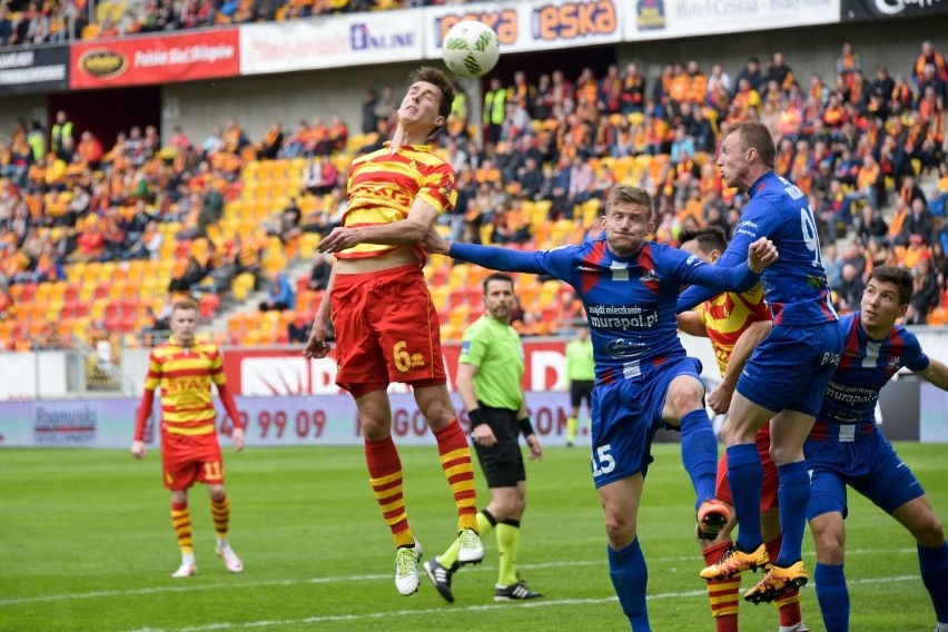 Jagiellonia Białystok - Podbeskidzie Bielsko-Biała. Było 0:1 i było 1:2, ale na koniec 3:2!