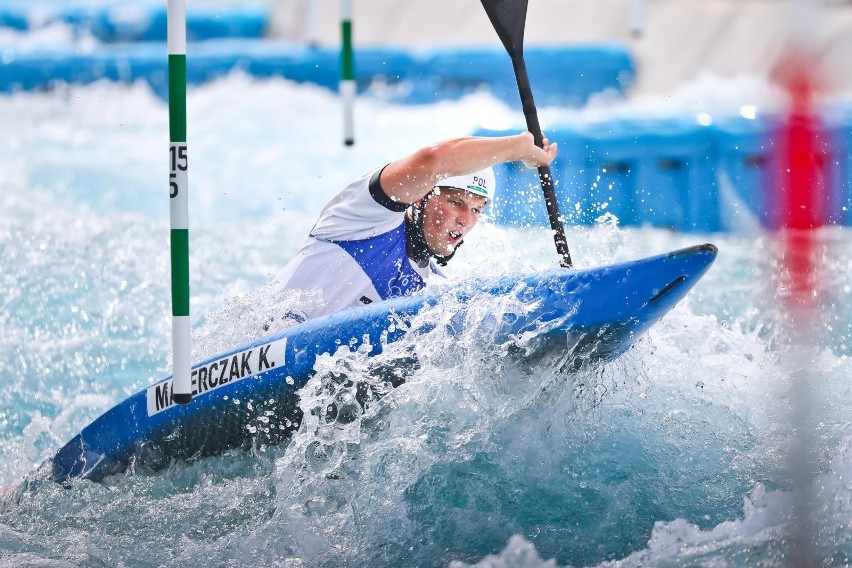 Krzysztof Majerczak na olimpijskiej trasie