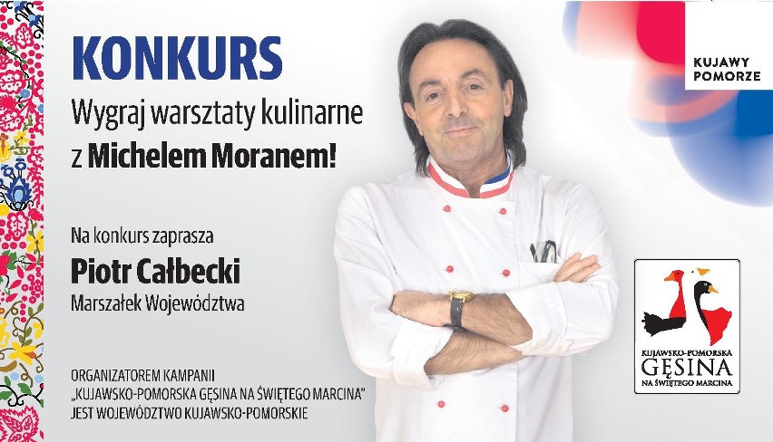 KONKURS - Wygraj kulinarne warsztaty z Michelem Moranem - ogłaszamy zwycięzców