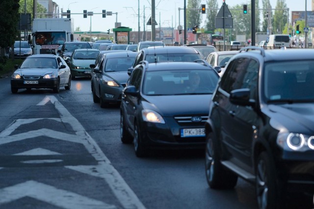 Kolizja spowodowała większe niż zwykle korki.