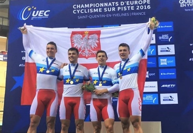 Polacy mistrzami Europy w sprincie drużynowym. W Paryżu zdobyli złoto, Brytyjczycy srebro a Niemcy brąz