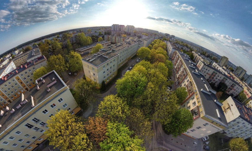 Park przy ul. Noakowskiego na Kapuściskach w Bydgoszczy....