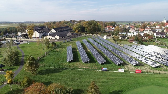 Farma solarna w Gogolinie.