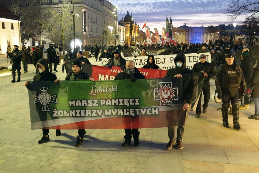 Ulicami Lublina przeszedł Marsz Pamięci Żołnierzy Wyklętych. Zobacz zdjęcia