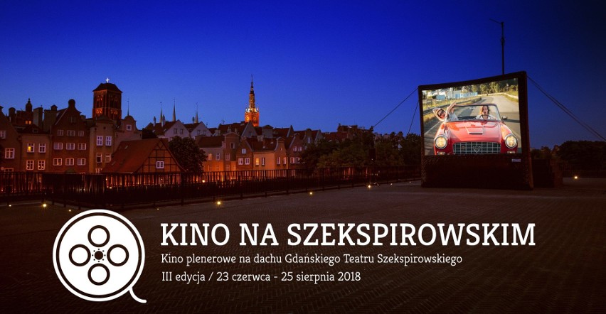 Gdańsk. Kino na dachu teatru szekspirowskiego...