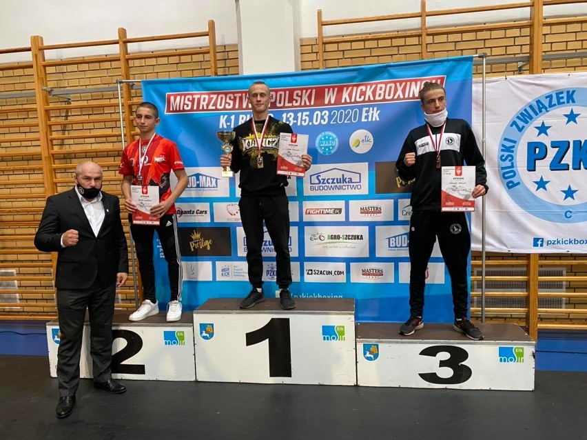 Jakub Posłowski z klubu Klincz Kielce zdobył złoto na mistrzostwach Polski K-1 Rules w Ełku [ZDJĘCIA]