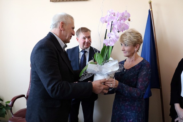 Żegnana sekretarz Gminy Radomyśl nad Sanem Ewa Marynowska