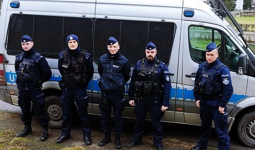 Policjanci z Komendy Powiatowej w Bielsku Podlaskim oraz...