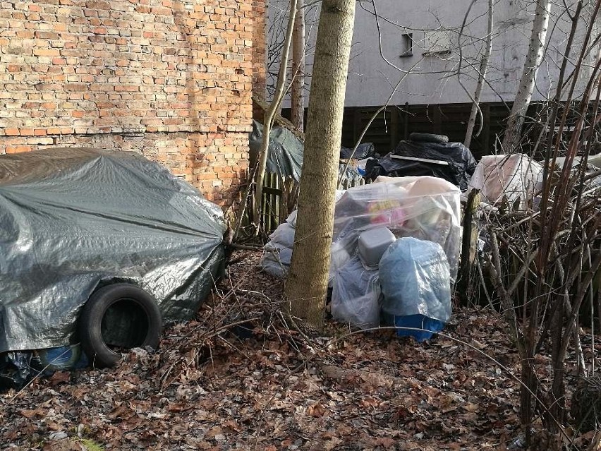 Na posesji znajdują się nie tylko wraki samochodów, ale...