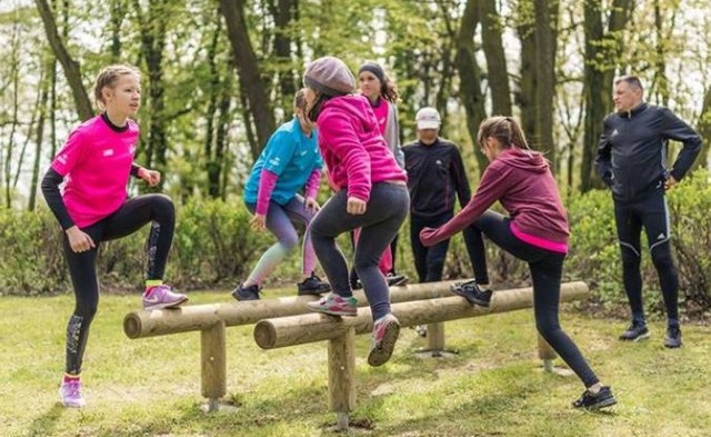 Zainteresowaniem cieszył się trening z lekkoatletą Arturem Błasińskim, byłym reprezentantem kraju.