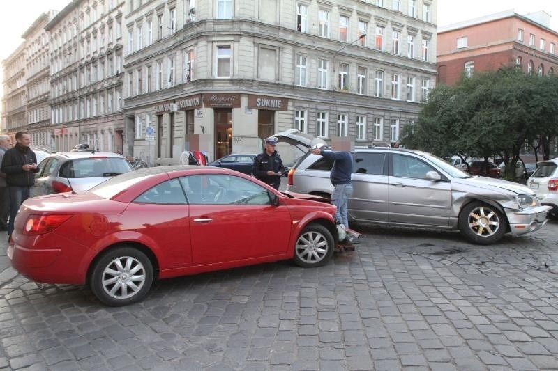 Wypadek na skrzyżowaniu Rydygiera i Henryka Brodatego